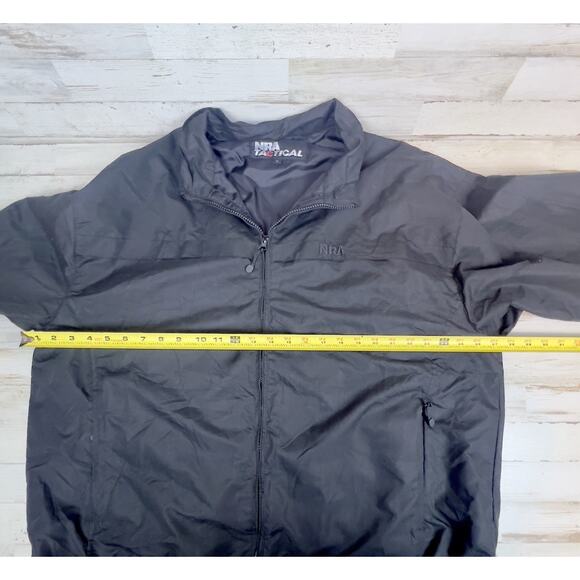 NRA Tactical Jacket Mens X-Large Black Concealed Carry Quick Access Windbreaker - Picture 8 of 9